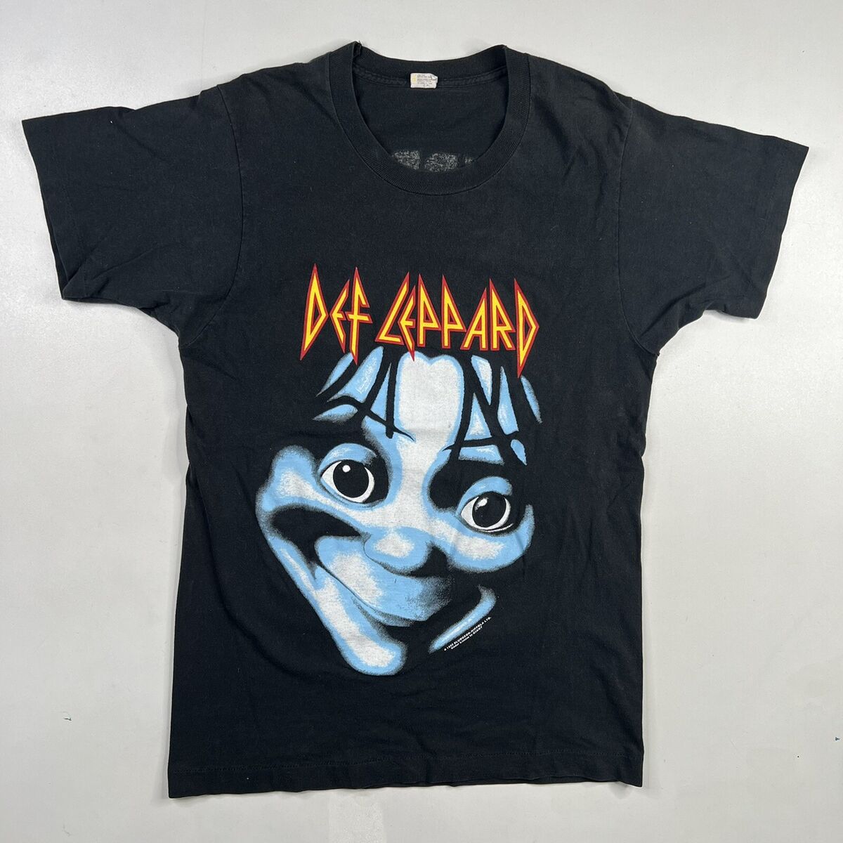 Vintage 1992 Def Leppard Adrenalize Big Face Band T-Shirt Sz Vintage 1992 Def Leppard Adrenalize Big Face Band T-Shirt Sz