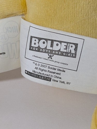 Wow Wow Wubbzy Wowwowwubbzy Vintage 2008 Plush Collectible Toy Yellow Nick Jr - Picture 5 of 6