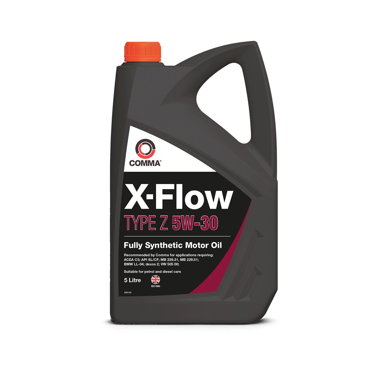 Comma Engine Oil X-Flow Type Z 5W-30 Fully Synthetic Petrols Diesel 5 Litre - Image 3