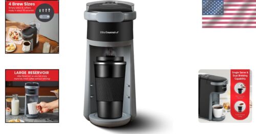 Rapid Brew 2-in-1 Capsule Coffee Maker - 6~12oz Capacity, Adjustable Height - Picture 2 of 8