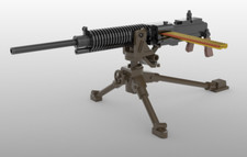 1/16 Scale Battleground Japanese Type 92 "Woodpecker" Nambu Heavy Machine Gun