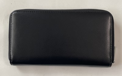 Multi-functional Card Holder, Long Purse, Black, 8'' x 4.25''