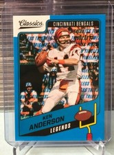 2021 Panini Classics Timeless Tributes KEN ANDERSON BLUE #1/5 Made SSP Bengals