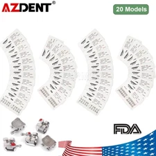 10 Pack AZDENT Dental Orthodontic Brackets Braces Mini/Standard Roth MBT.022/018