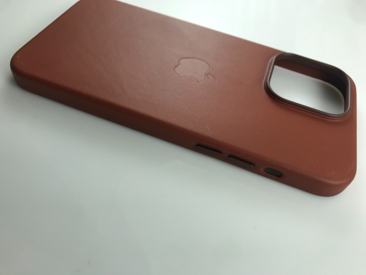 【未開封・Apple純正】14Pro LeatherCase ブラウン iPhone 14 Apple アップル 純正 レザーケース・アンバー 新品