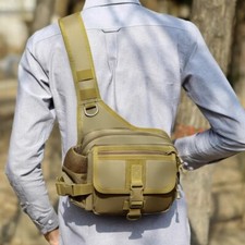 Uomo Borsa a Tracolla Spalla Torace Outdoor Escursioni Portatile SPORTS Elegante