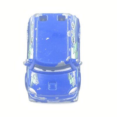 Disney Pixar Cars 1:55 DJ Diecast Toy Car Blue Spoiler Missing