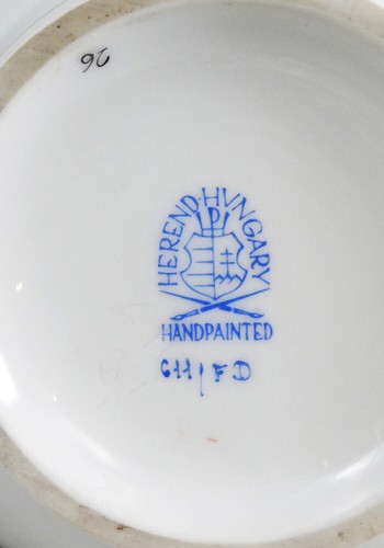 INDIAN BASKET Herend Coffee Pot 10.5" #611 NEW NEVER USED Restored made Hungary - Picture 7 of 18