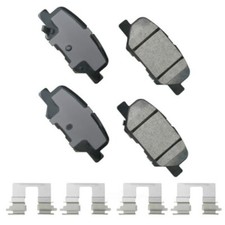 Juego de pastillas de freno de disco-ProACT Ultra Premium pastillas de cerámica Akebono se adapta a Mazda 3 2014