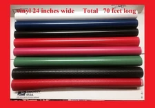 8 Rolls Plotter Vinyl, 70 ft Total  Liquidation  24 inches Great Deal Fresh 