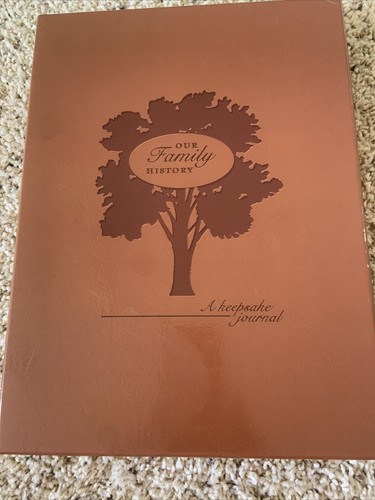 Brand New In Box A Keepsake Leather Journal “Our Family History “ - Picture 8 of 9