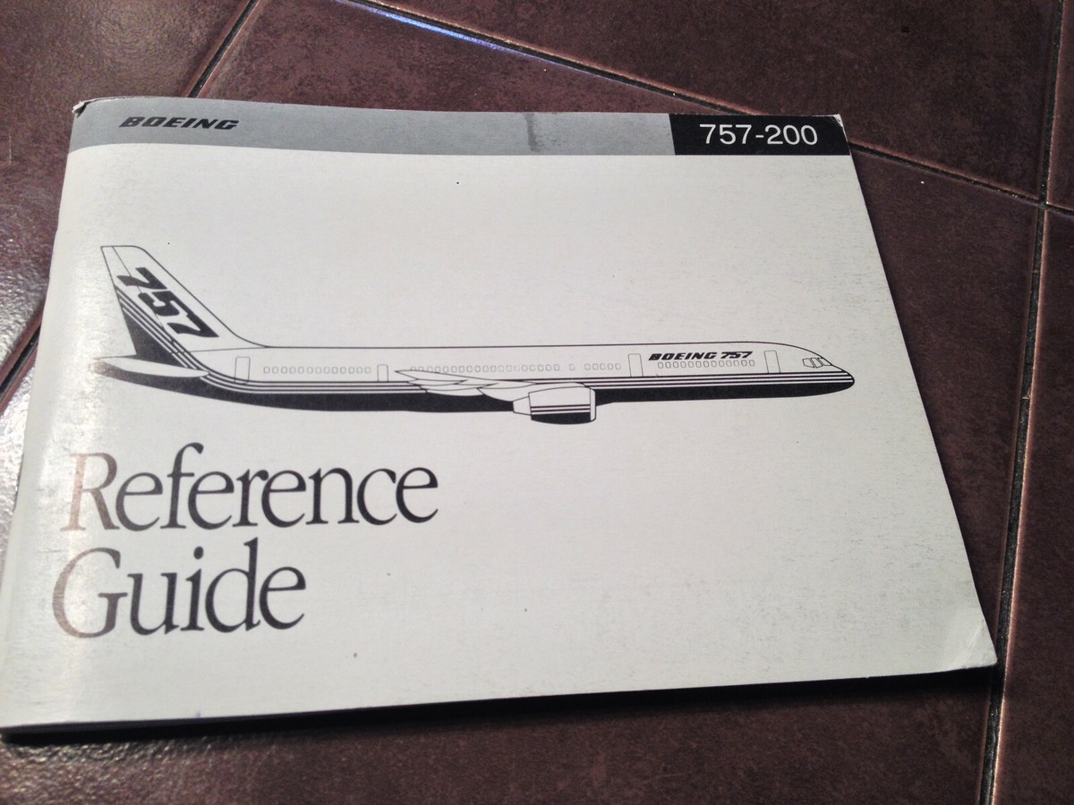 Boeing 757-200 Reference Guide Manual | eBay