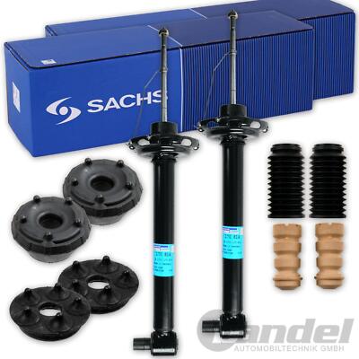 2x SACHS STOßDÄMPFER+DOMLAGER+PROTECTION KIT HINTEN für AUDI A4 B5 auch AVANT