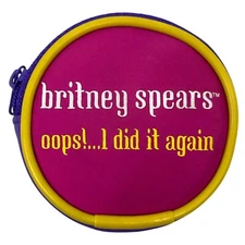 Britney Spears Round Mini Tote Oops I Did It Again Vintage Y2K 2000 Official