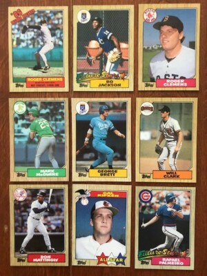 1987 1988 1989 1990 1991 1992 TOPPS BASEBALL Pick 20 Commons (20/$1) and Stars