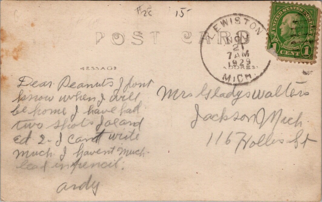 1929, West Twin Lake, LEWISTON, Michigan Real Photo Postcard eBay