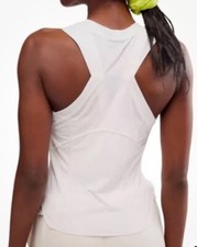40 Free People Movement Women's Silver Medium Tank White