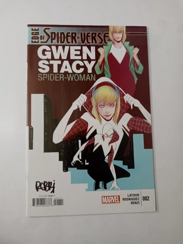 Edge of Spider-Verse #2 SIGNED by Robbi Rodriguez 1st app Spider-Gwen (reprint)