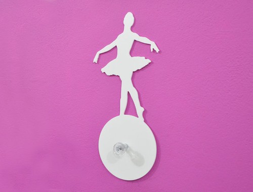 Ballerina white- Wall Hook / Coat Hook / Key Hanger