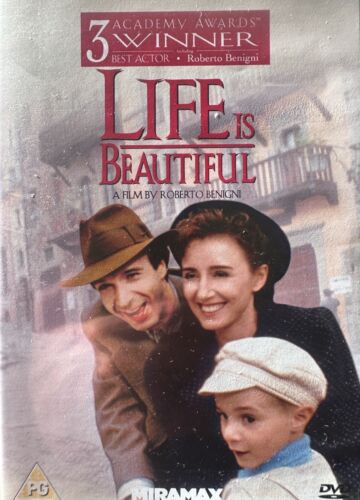 LIFE IS BEAUTIFUL DVD 1999 Roberto Benigni AS NEW! *REGION 2* - Picture 1 of 2