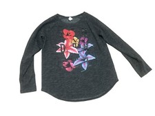 Old Navy Cute Graphic Sweatshirt Floral Wonderful Gray Large Women s Flowers