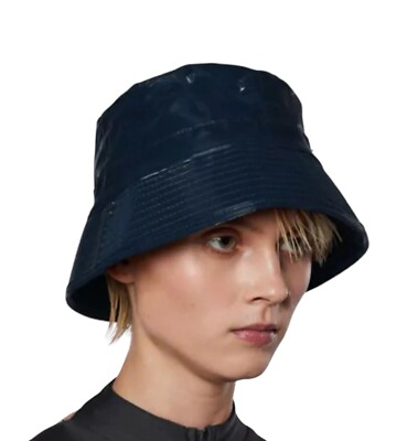NWT Rains Waterproof Bucket Hat in Ink - Size XS-M (59cm)