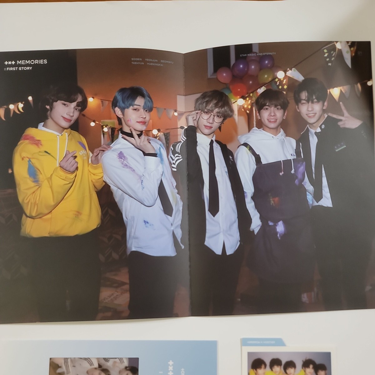 TXT Memories first story without photocard photobook 4disc