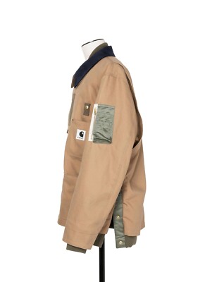 ジャケット・アウター Carhartt WIP x sacai Canvas x MA-1 size1 Carhartt x sacai Canvas x MA-1 Jacket 3colors Black Beige