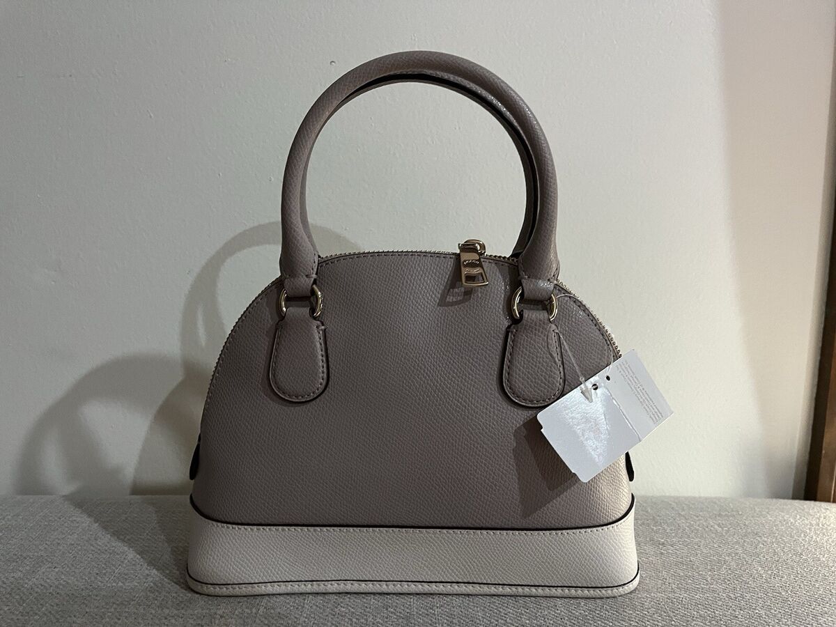 バッグ COACH Dome Sachel Bag grain leather 2way COACH Cross Grain Leather Mini Cora Dome Satchel Colorblock