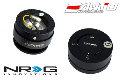 NRG Gen2 Gen 2.0 Ball Quick Release Black Body w/ Ti Chrome Ring + Shine Lock