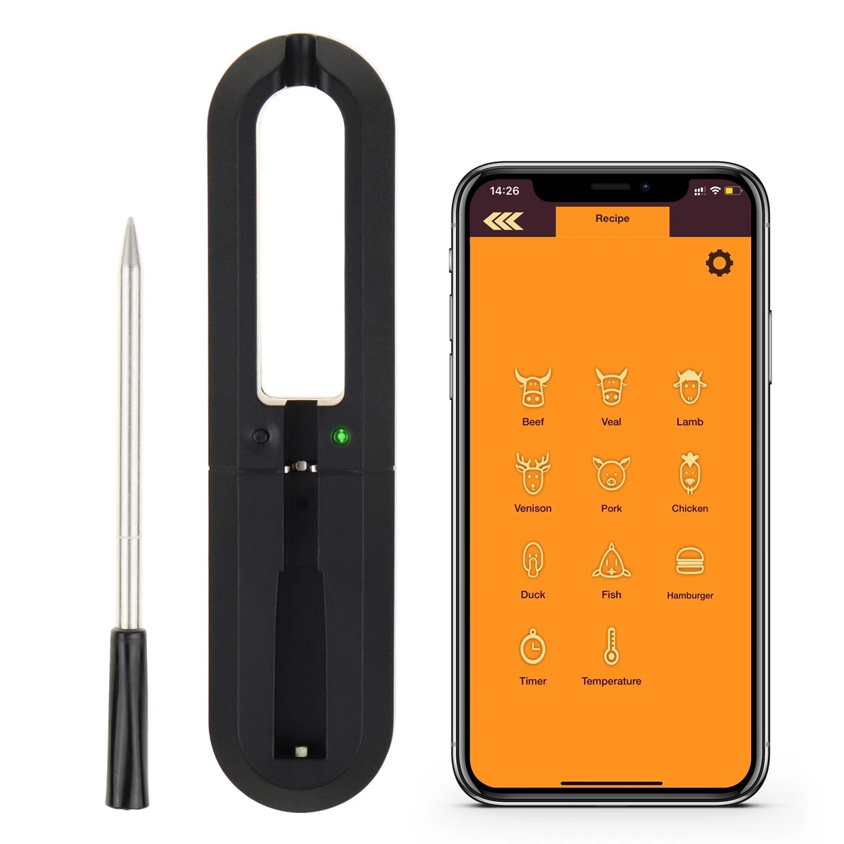 Smart Wireless Meat Thermometer