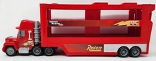 Disney Pixar CARS MACK TRUCK mini racer hauler Lightning McQueen Semi