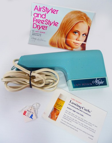 Vintage AIR STYLER by LADY SCHICK (1970) CYBIL SHEPPARD Works!!! - Picture 5 of 6