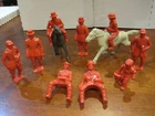 MARX Reproduction 60mm Fox Hunt Figures (no horses)
