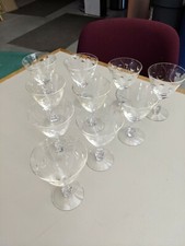 Mixed Lot of Vintage Clear Glass Stemware and Tumblers — listing 4