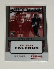 Kyle Pitts Rookie 2021 Classic Beginnings #CB-KP &2021 Playbook Next Up #NXT-KPI