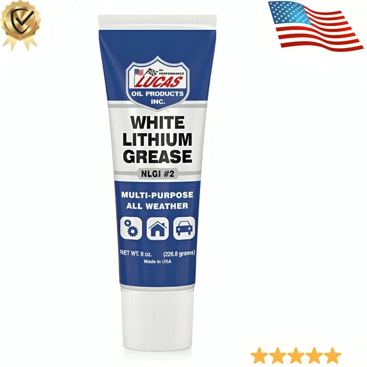 White Lithium Grease, 8 Oz Tube (226.8 G)