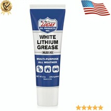 Lucas Oil White Lithium Grease, 8 oz tube 226.8 g 