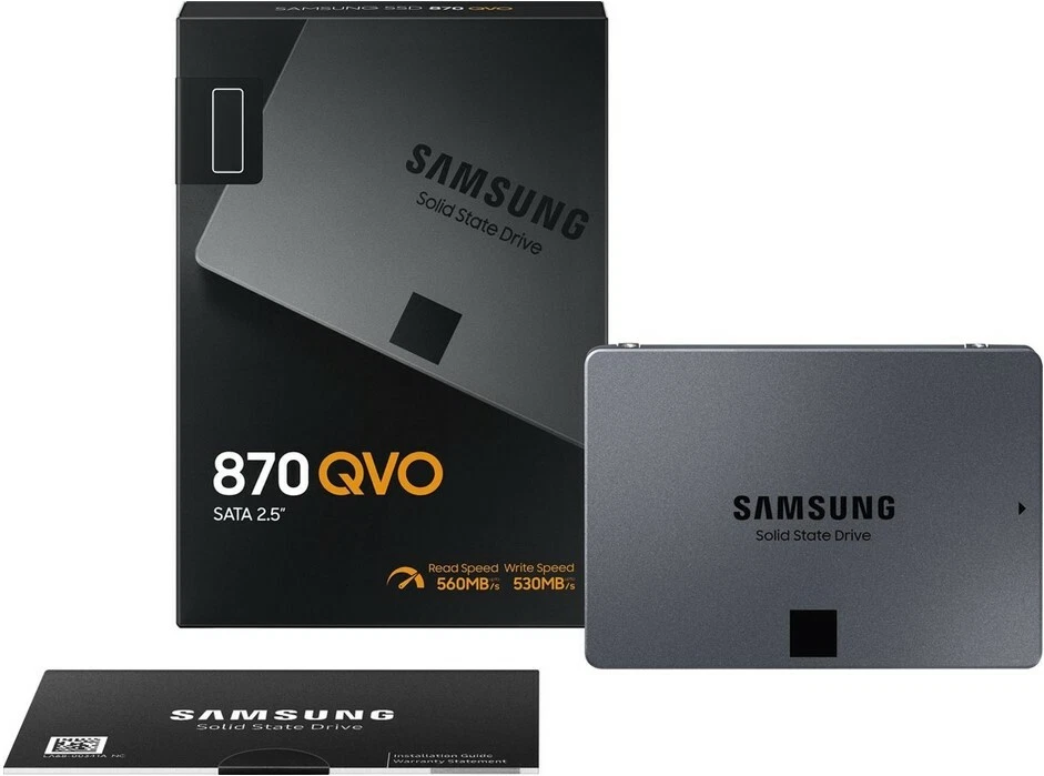 1TB Samsung 870 QVO  560MB/s