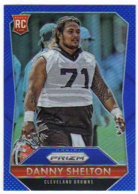 2015 Panini Prizm Rookies Blue Prizm Refractor RC #219 Danny Shelton Browns