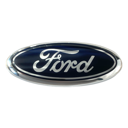 Premium 5" Ford Tailgate Emblem - Chrome Rear Oval Logo Badge for Focus, C-Max,