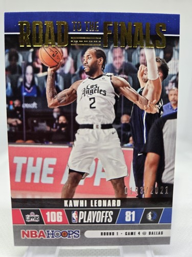 Kawhi Leonard #22 2021 Panini Hoops Road to the Finals card