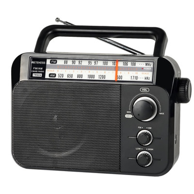 Retekess TR604 Kofferradio mit 3,5 Zoll Lautsprecher FM