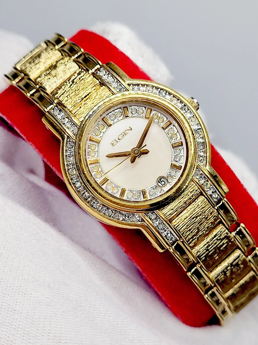 Elgin Gold Plated Band Women Wristwatches for sale | eBay display picture 3