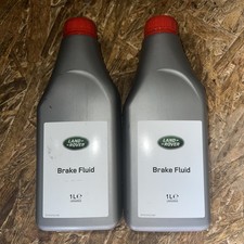 2 X GENUINE LAND ROVER BRAKE FLUID LR052653 2L 
