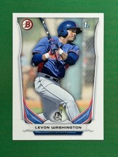 2014 Bowman Baseball 1st Bowman Prospects #BP42 Levon Washington