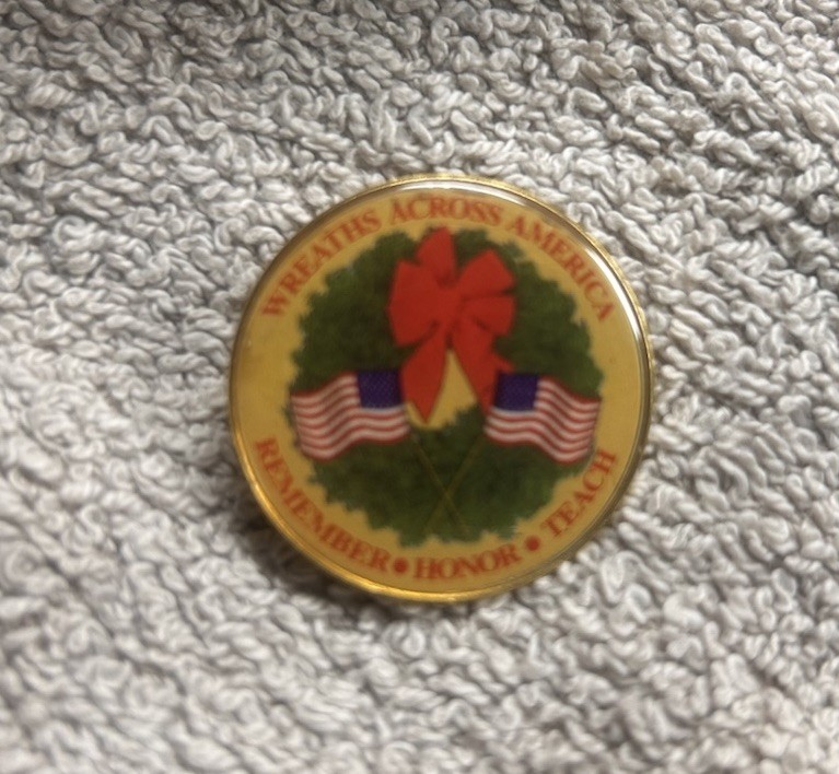 10 Wreaths Across America Enamel Pin For Volunteers-Participants-Scouts-Speakers