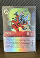 Disney Lorcana TCG Stitch - Abomination Alt Art Foil Auto 21/P1 ENG