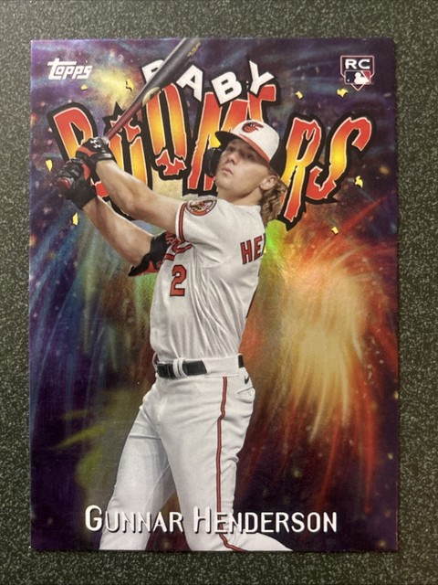 🔥 2023 Topps SP Baby Boomers Case Hit Gunnar HENDERSON Foilfractor ROOKIE MLB