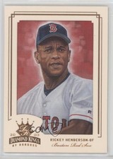 2003 Donruss Diamond Kings Bronze Foil Rickey Henderson #14 HOF 7sw